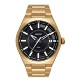 Relógio Masculino Dourado Orient Mgss1225 G1kx