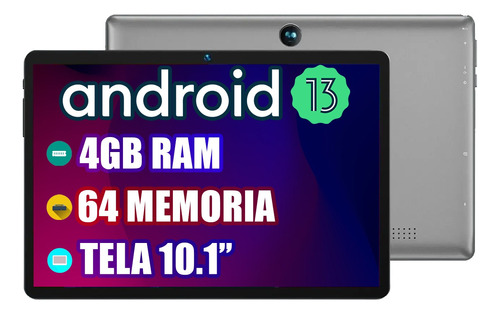 Tablet 10 Polegadas 4gb Ram 64gb Memoria Android 13 Quadcore
