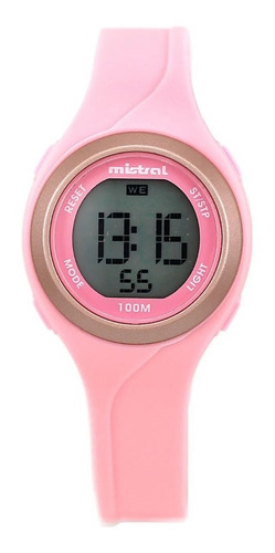 Reloj Mistral Silicona Niña / Dama Ldg-7752-04 Rosa 100m