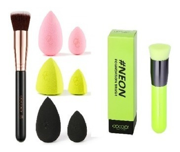 Brochas De Maquillaje Docolor Neon Producto Nuevo Y Esponjas