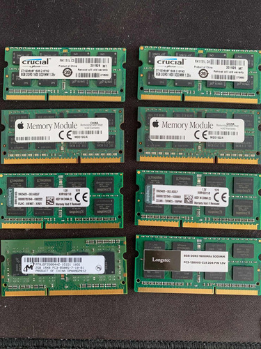 Memória Ram Crucial Ddr3 8gb/4gb Verde-escuro