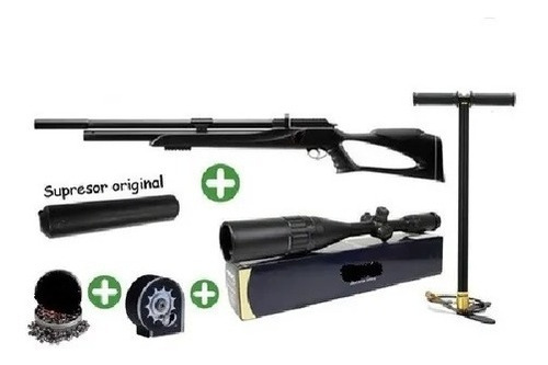 Rifle M25 +funda+mira 6x24x50 Con Parasol +  Monturas+ Bomba