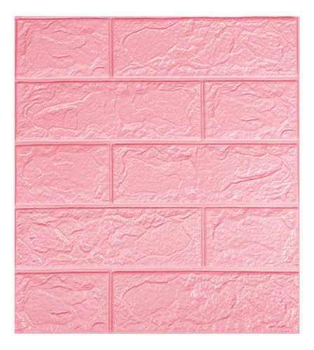 10 Piezas Con Patrón De Ladrillo Muro Moderno Liso 3d Papel 
