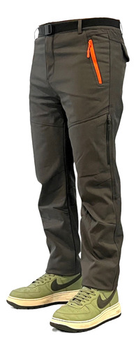 Pantalón Hombre Softshell Impermeable Moto Nieve Gf Jeans710