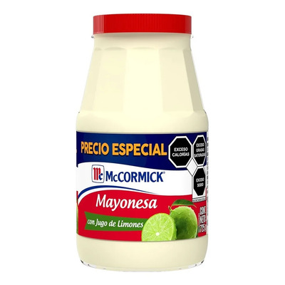 Mayonesa McCormick con Jugo de Limón 725 g | MercadoLibre
