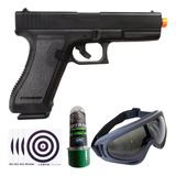 Pistola Airsoft Glock K17 Kwc Com Munições