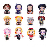 Demon Slayer Peluche Q-doll Muñeca Figuras 12pcs