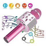 Micrófono Karaoke Con Bluetooth Parlante Para Cantar Niños