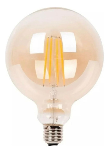 Ampolleta Led G80 Globo Vintage Retro 8w E27 2700k Ambar