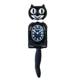 Reloj De Pared De Gato Negro Clásico Kit-cat Klock Importado