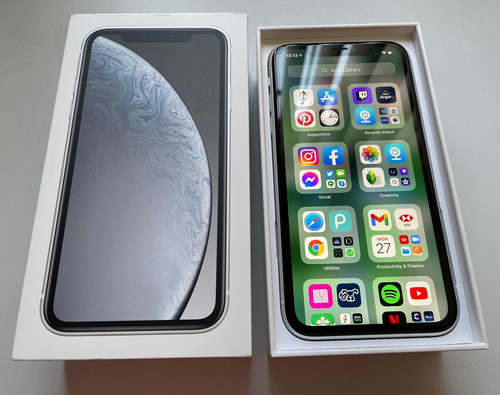 iPhone XR Blanco 64gb Usado En Excelente Estado+funda Gratis