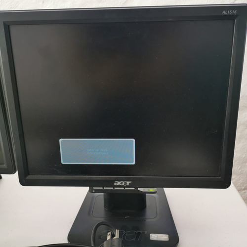 Monitor Lcd 15  Acer Al1516 Negro (con Orificios Traseros)