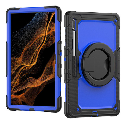 Funda Para Tableta Tab S8 Ultra/s8+/s7+ Con Bandeja Para Bol