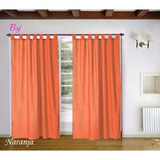 Jgo De Cortinas Tela Tropical Mecanico Con Presillas Oferta!