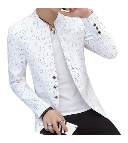 Riv Blazer, Traje De Moda For Hombre, Cuello Juvenil, [u]