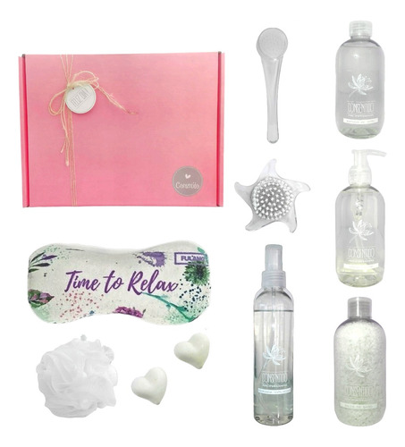 Set Aroma Relax Caja Regalo Mujer Box Spa Jazmín Zen Kit N10