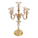 Candelabro Porta Velas Color Oro Caireles M5 Hot Sale