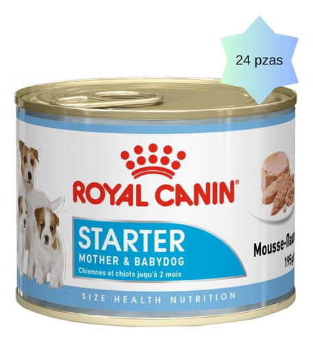 24 Latas Starter Mother & Babydog Mousse 145g Royal Canin
