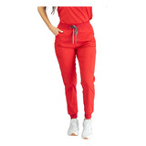 Jogger Mujer Cloth Industrial Antifluidos Stretch Rojo