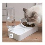 Plato Doble!!perro Gato Para Agua Y Comida!!incluye Botella