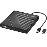 Unidad De Cd Dvd Externa Usb 3.0 Alta Velocidad Usb-c Lector