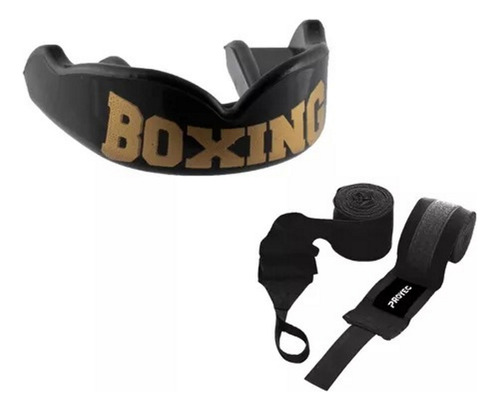 Protector Bucal Muay Thai Boxeo Boxing Vendas 5 Mts Combo