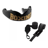 Protector Bucal Muay Thai Boxeo Boxing Vendas 5 Mts Combo