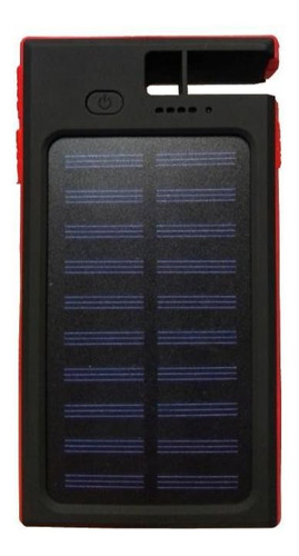 Cargador Qi Solar Para Viajes, Mxqib-003, 10000ma, Rojo, Ce