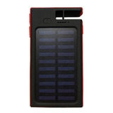 Power Bank Qi Solar Para Samsung, Mxqib-003, 10000ma, Rojo,