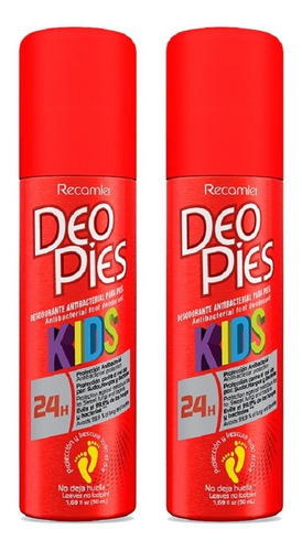 Desodorante Deo Pies Kids Dúo - Ml Frag - mL a $142