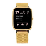 Relógio Mormaii Smartwatch Dourado Molifeam/7d E Nota Fiscal