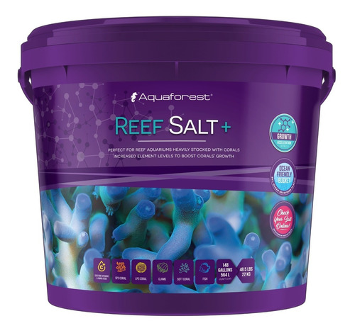 Aquaforest Reef Salt+ 22kg Sal Acuario Marino Polaca Premium