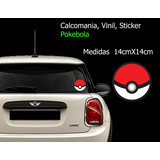 Vinil Sticker Calcomanía Auto Pokebola