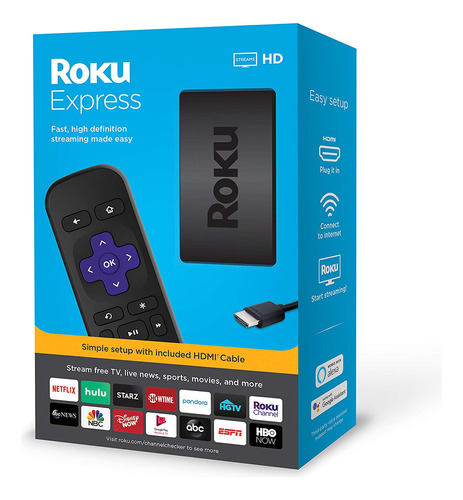 Roku Express Hd Streaming Media Player 2019