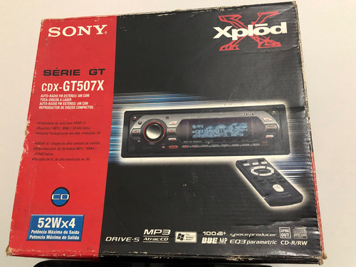 Radio Toca Cd Sony Xplod Golfinho Cdx-gt507  Não É Pioneer