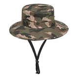 Gorro Camuflado Ancho Protección Solar Niños 4-14 Años