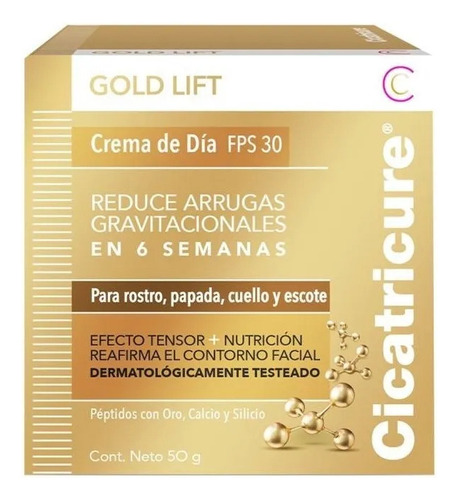 Crema De Día Cicatricure Gold Lift De 50 G