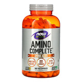 Now Foods Amino Complete Amino Acido 360 Vegcaps Sfn Sabor Sin Sabor