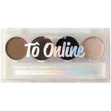 Paleta De Sobrancelhas Tô Online Mia Make