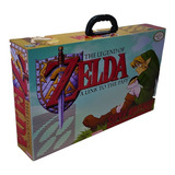 Caixa Super Nintendo Zelda Com Divisórias Em Mdf E Alça