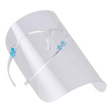Careta Protectora Facial Soporte Lentes Unisex 10pz