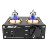 Aiyima Tube T3 Hifi Tube Mm Preamplificador De Fono Para Toc