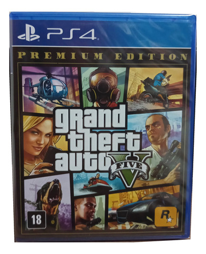 Gta 5 Premium Edition Ps4 Mídia Física Novo Lacrado