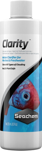 Seachem Clarity Clarificador 250ml Acondicionador Acuario