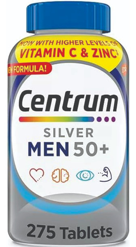 Centrum Silver Multivitaminico Hombre 50 + 275 Pzas