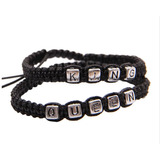 Pulsera King Queen Para Parejas Tejidas