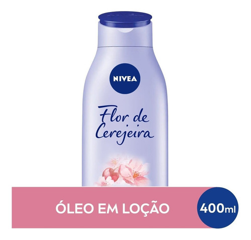  Loção Deo-hidratante Flor De Cerejeira & Óleo De Jojoba Nivea Óleos Essenciais Frasco 400ml