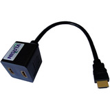 Cable Splitter Hdmi Macho A 2 Hdmi Hembra Nisuta Ns-chd2hd Color Negro