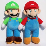 Pareja Luigi Y Mario Bros 2 Peluches Super Nintendo 