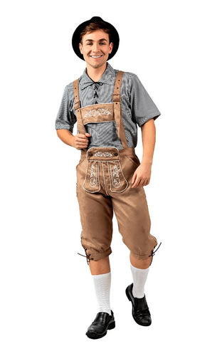 Traje Típico Alemão Oktoberfest (bermuda)